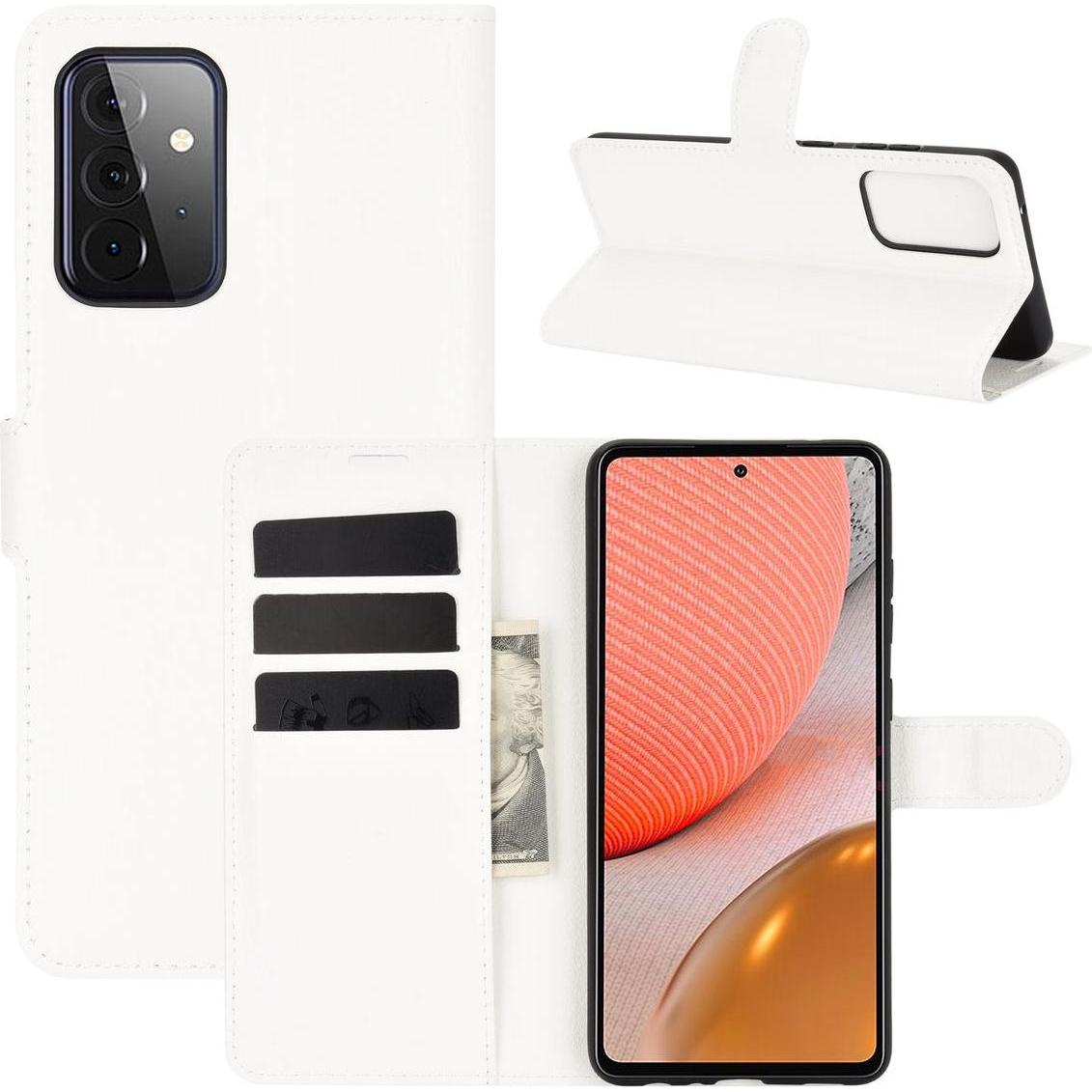 Thumbnail - König Design Hülle Handy Schutz für Samsung Galaxy A72 5G Case Cover Tasche Etui Bumper Weiss (Samsung Galaxy A72 5G), S...