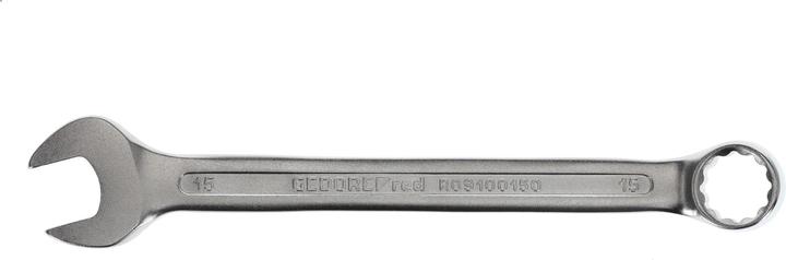 Actual product image Gedore Red red Combination spanner, SW 15 mm, matt satin finish, chrome vanadium steel, silver (15 mm)