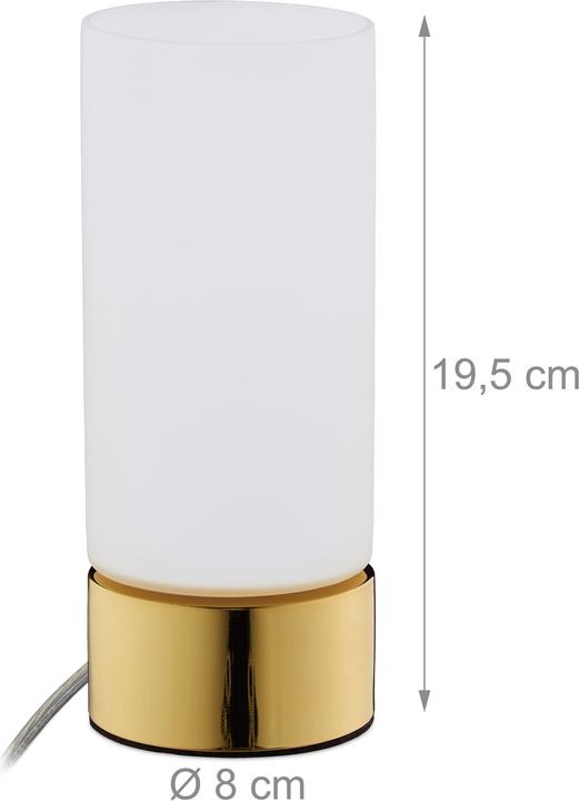 Immagine prodotto Relaxdays Lampada da tavolo con funzione touch