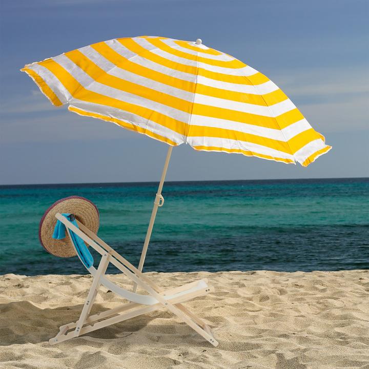 Actual product image Relaxdays Wooden Deckchair, Folding (93.50 cm)