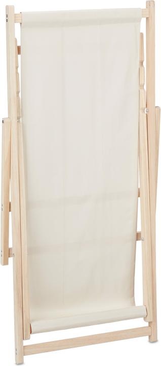 Actual product image Relaxdays Wooden Deckchair, Folding (93.50 cm)