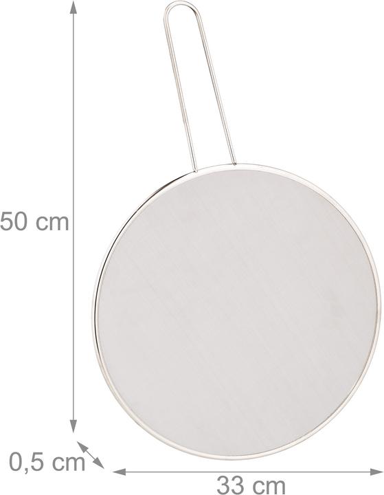 Produktbild Relaxdays Spritzschutz (50 cm, Metall)
