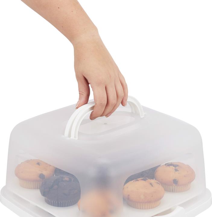 Actual product image Relaxdays Square Cake Carrier