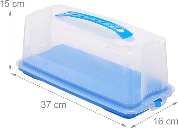 Transparent, Blau