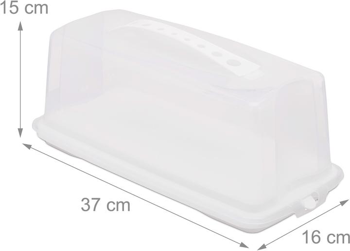 Immagine prodotto Relaxdays Contenitore rettangolare per torte