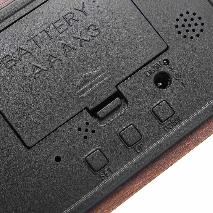 Produktbild Lobwerk QI Digital Wecker Ladestation Qi Wireless Ladegerät für iPhone Samsung Tischuhr