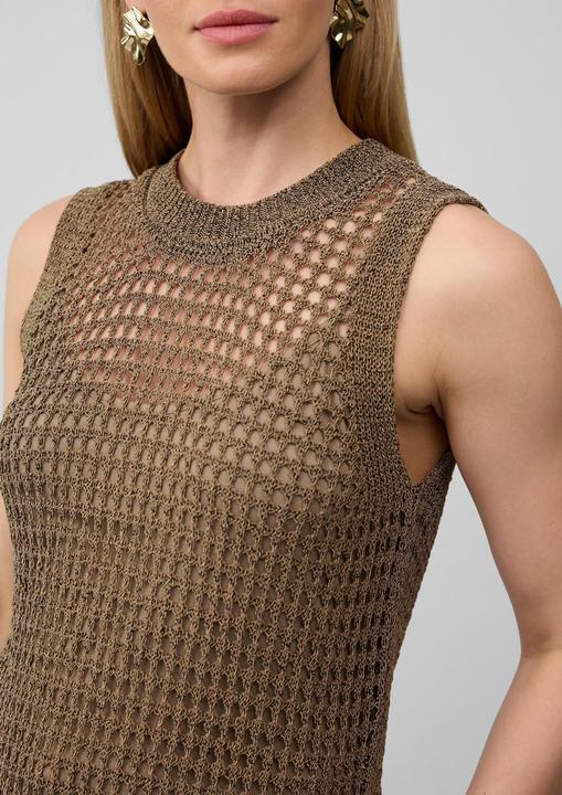 Immagine prodotto S.Oliver Strickpullunder Top aus leichtem Lochstrick mit Rippbündchen (42)