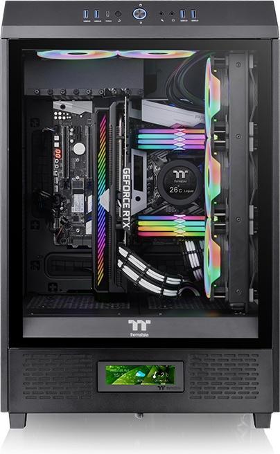 Productafbeelding Thermaltake PC kast accessoires LCD Paneel Kit Zwart voor The Tower 500
