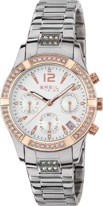 Breil Cest Chic Womens Watch with Plain Dial Time Display Only Movement 3H Quartz and Steel Bracelet (36 mm)