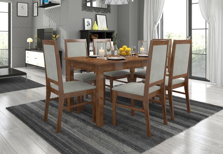 Actual product image ADRK Furniture RODOS 25 table and chair set (140 x 80 x 75 cm)