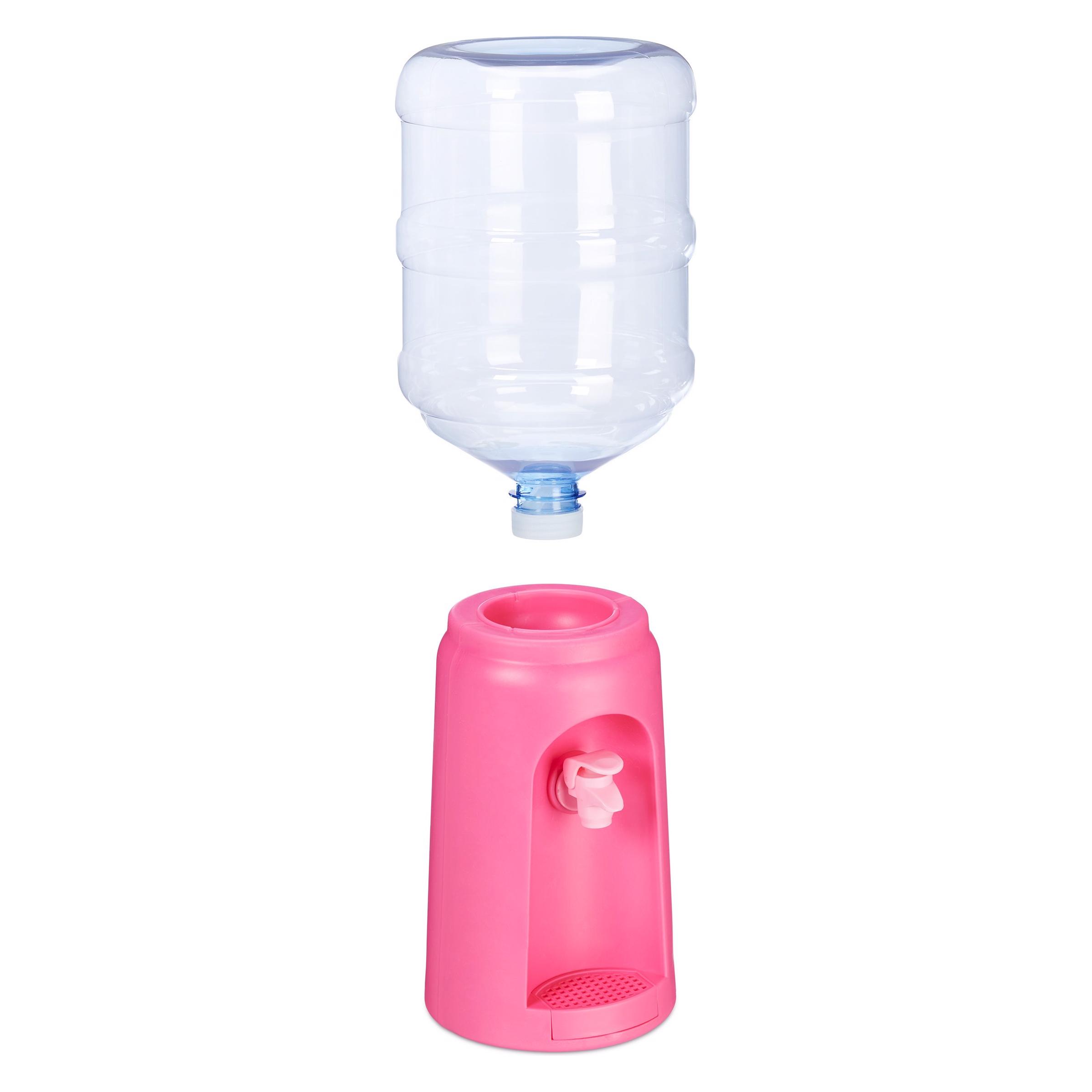 Relaxdays Wasserspender, Getränkespender, Pink