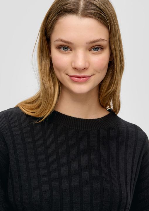 Produktbild s.Oliver Strickpullover Weicher Strickpullover aus Baumwollmix (XS)