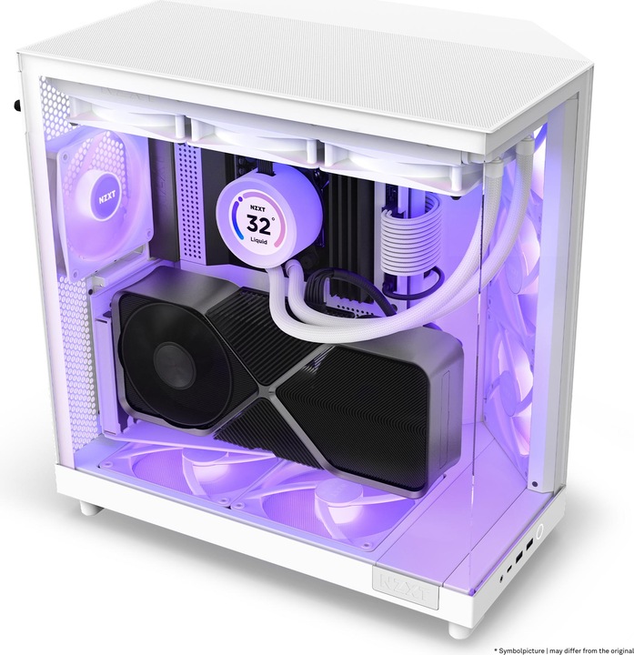 Actual product image NZXT H6 Air Flow RGB (ATX, Mini-ITX, mATX)