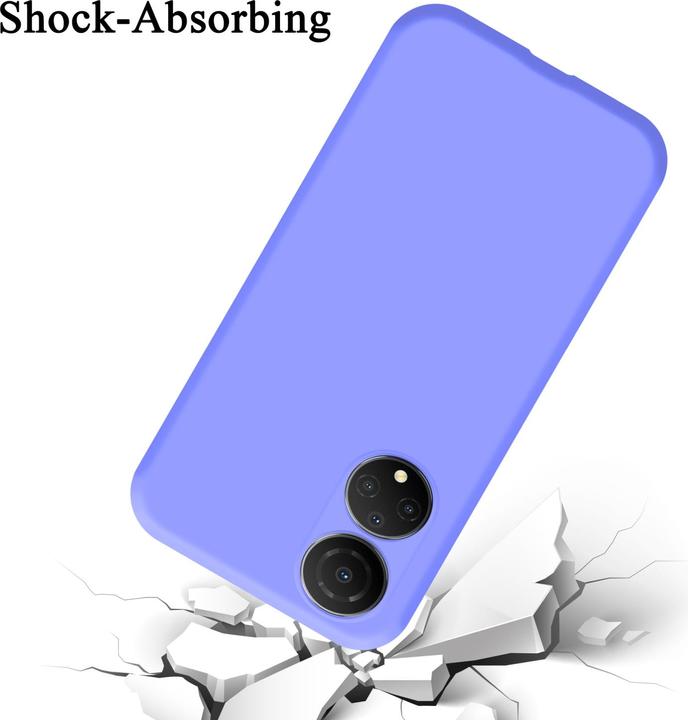 Actual product image Cadorabo TPU Liquid Silicone Case Cover for Honor X7 (Honor X7)
