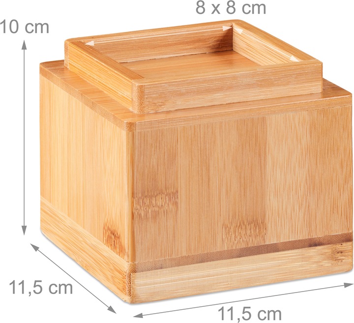 Actual product image Relaxdays Furniture Riser Set of 4, 8.5 cm Rise