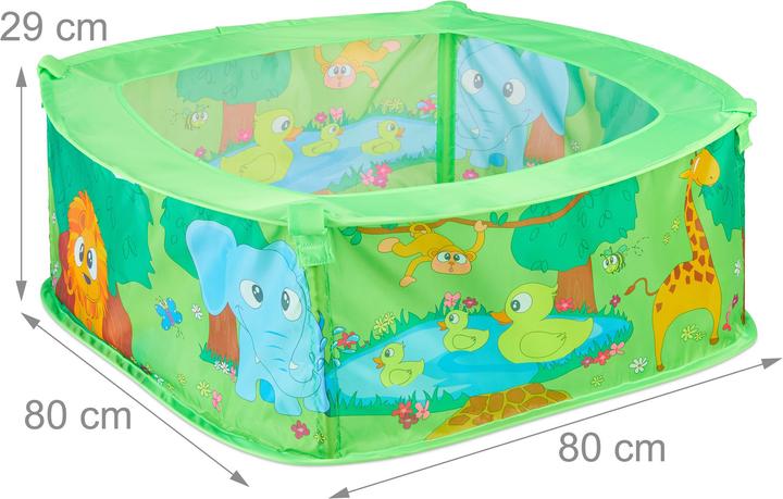 Immagine prodotto Relaxdays Piscina di Palline Pop Up, Vaschetta per Bambini