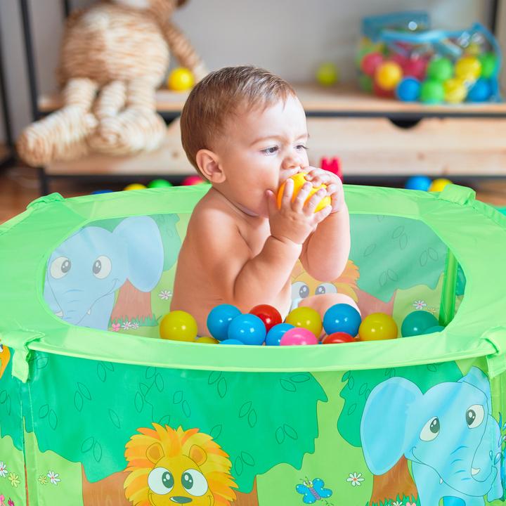 Immagine prodotto Relaxdays Piscina di Palline Pop Up, Vaschetta per Bambini