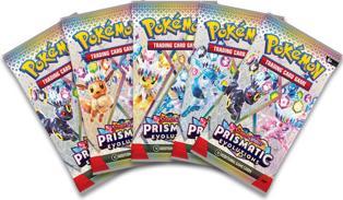 Image du produit Pokémon Collection Prismatic Evolutions Binder (Anglais, Affichage du booster)