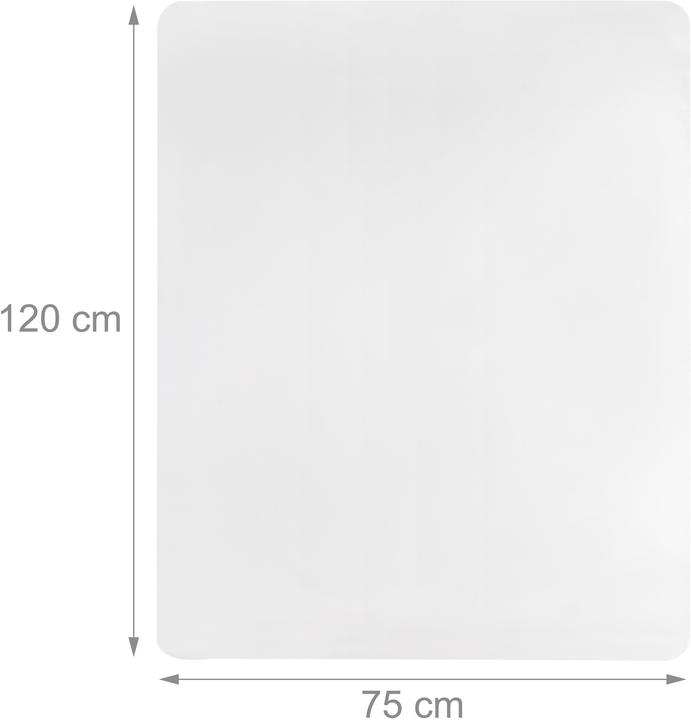 Image du produit Relaxdays Tapis de protection sol, chaise de bureau (75 x 120 x 0.17 cm)