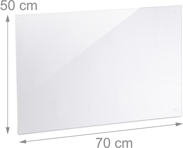 Image du produit Relaxdays Crédence de cuisine, verre de sécurité