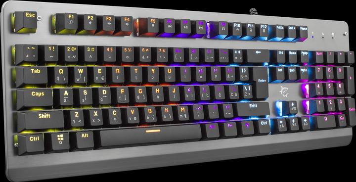 Actual product image White Shark Mechanical Gaming Keyboard Legionnaire-X, OUTEMU RED Switch, RGB LED backlight, US layou (US, Cable)
