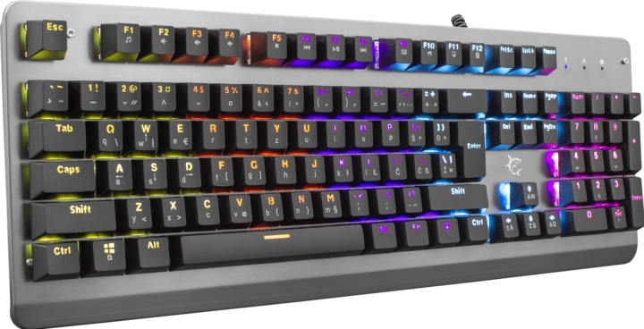 Image du produit White Shark Clavier de jeu mécanique Legionnaire-X, OUTEMU RED Switch, RGB LED backlight, US layou (US, Filaire)