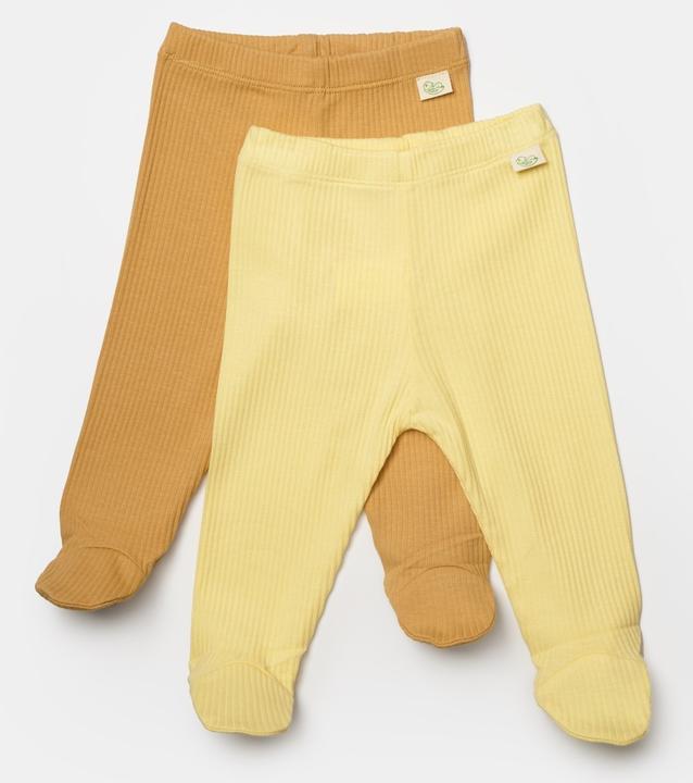 Produktbild BabyCosy Strickhose mit Fuss, 2 Pack (68)