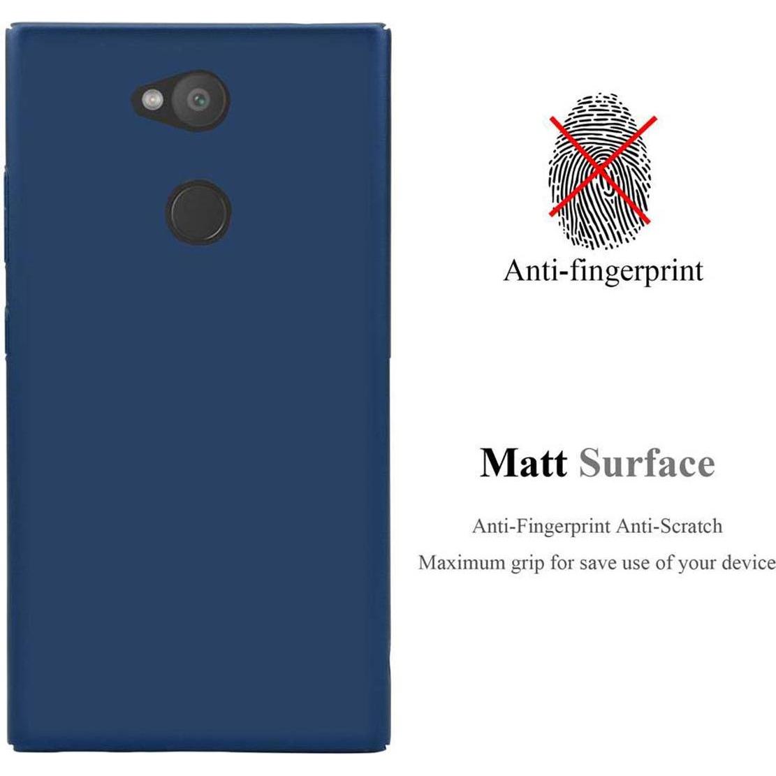 Thumbnail - Cadorabo Hard Cover Matt Metall Cover (Sony Xperia L2), Smartphone Hülle, Blau