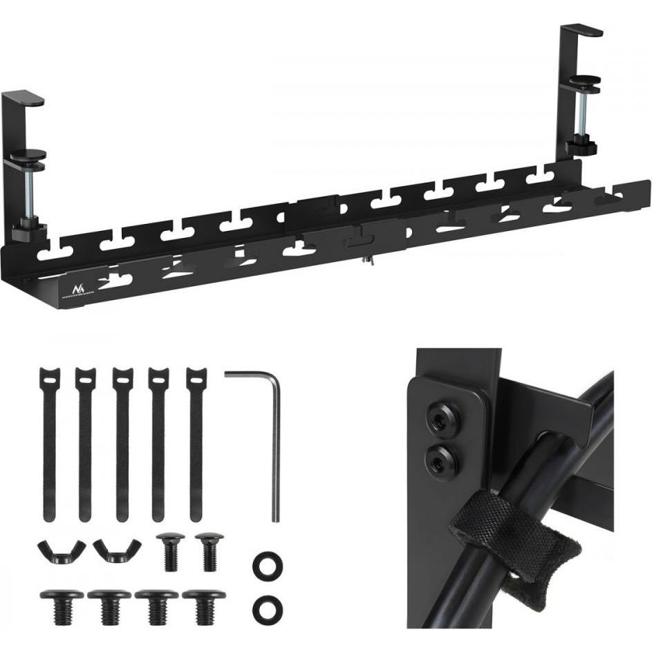 Maclean, Portacavi, MC-103 B Untertisch-Kabel-Organizer