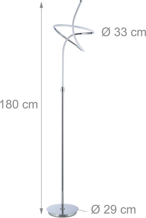 Actual product image Relaxdays standard lamp (1800 lm)