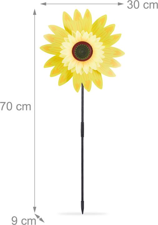 Produktbild Relaxdays Windrad Blume