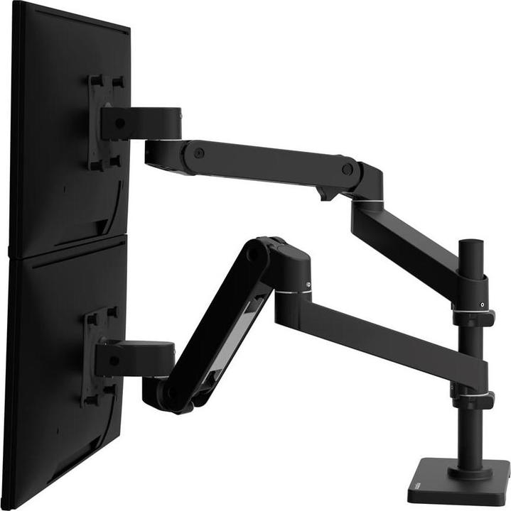 Image du produit Ergotron Lx Pro Arm Dual Display Stacking Grommet Mount Black (Tables, 24", 20 kg)