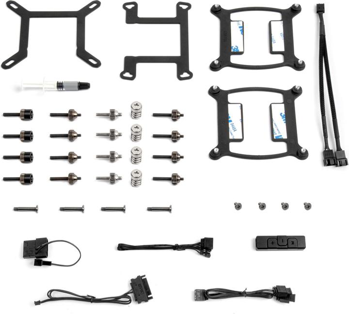 Actual product image Silverstone SST-VD120-SLIM - High Performance slim All-In-One Liquid Cooler, Single Adjustable 120mm