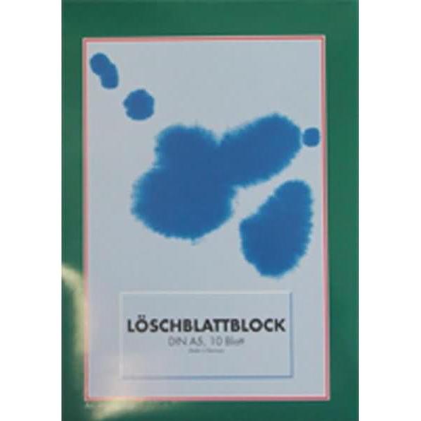 Landré, Heft + Block, A5 kopfgeleimter Löschblattblock (A5, Harter Einband)
