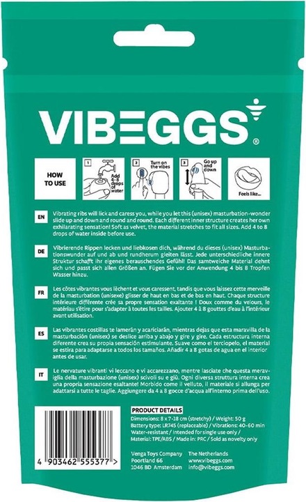 Productafbeelding Vibeggs Vibrerende masturbatiehuls