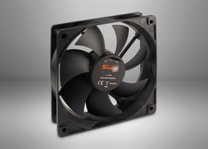 Actual product image Intertech Sinan F120-S 120mm case fan (120 mm, 1x)