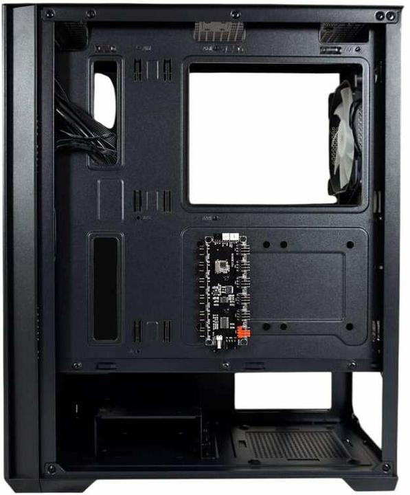 Produktbild LC-Power Geh?use Micro-ATX 717B black USB3.2/Audio,o.Netzteil (Mini-ITX, ATX, mATX)