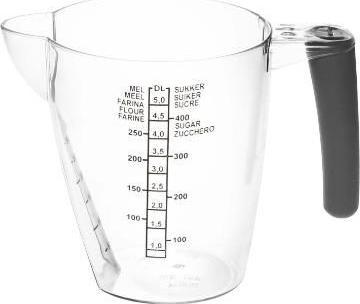Produktbild Plast team Messbecher, 0,5 Liter, transparent (500 ml)