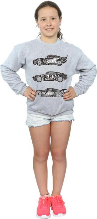 Produktbild Disney Cars Text Racers Sweatshirt Mädchen (116)
