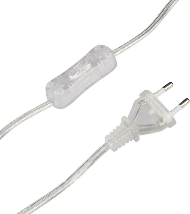 Image du produit Relaxdays Lampe de table, abat-jour en organza (E14)