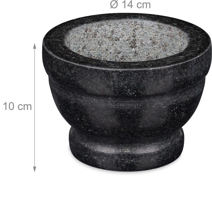 Image du produit Relaxdays Mortier XL, avec pilon