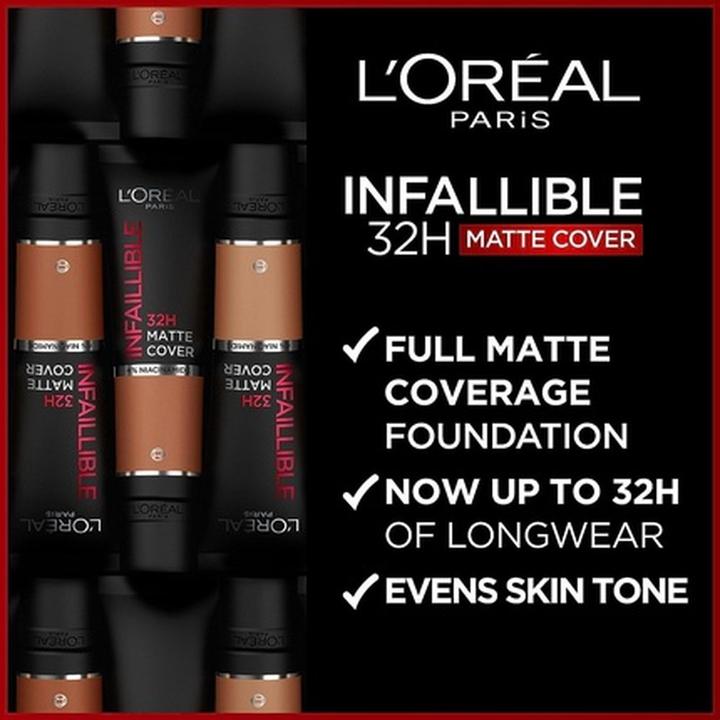 Produktbild L'Oréal Paris INFAILLIBLE 24H matte cover foundation #300-amber (300-Amber)