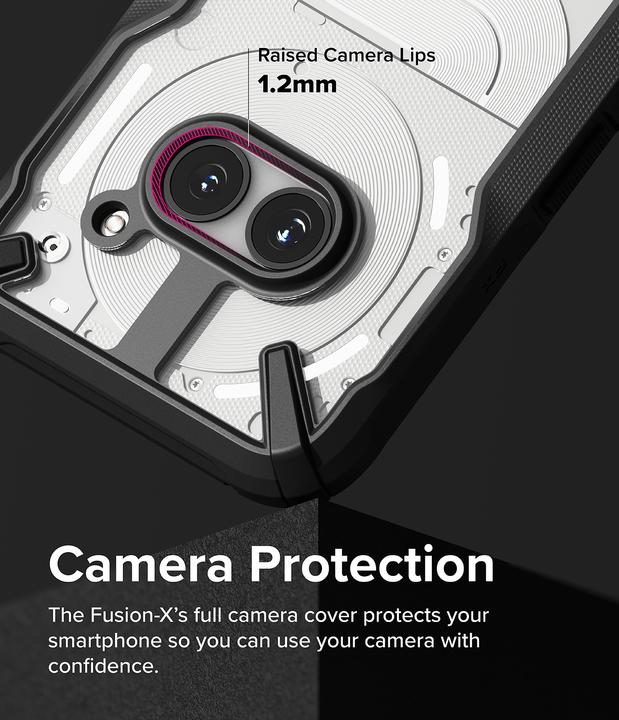 Immagine prodotto Ringke Case for Nothing Phone (2a) / (2a) Plus FUSION X BLACK (Niente Telefono (2a))
