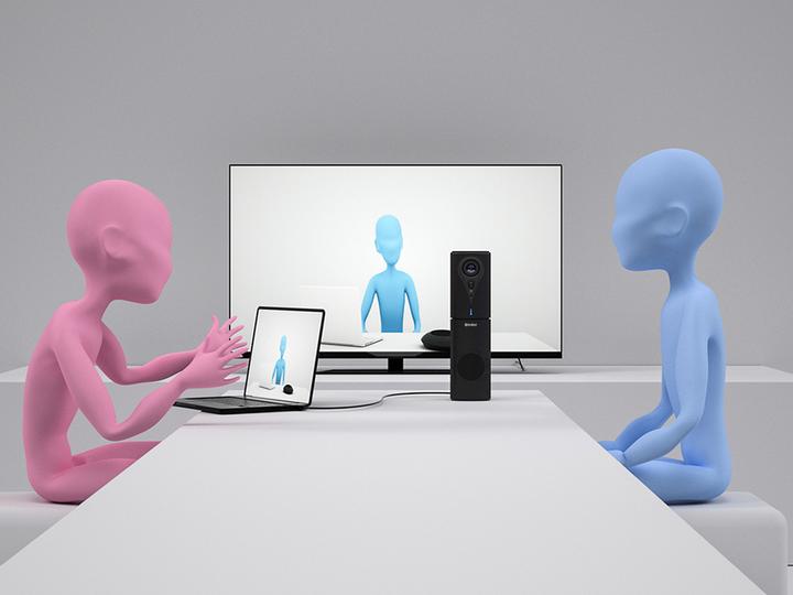 Produktbild Sandberg All-in-1 ConfCam Remote USB Webcam 1080P 30 fps (2.10 Mpx)