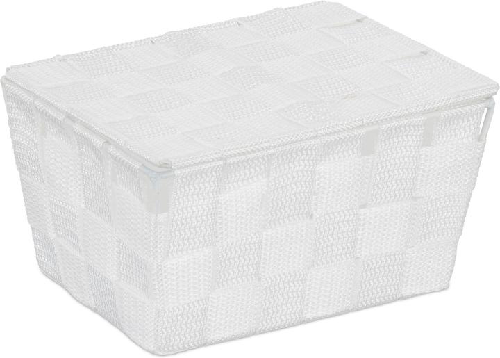 Actual product image Relaxdays Storage Basket, Lidded (1 x, 19.5 x 14.5 x 10.5 cm)