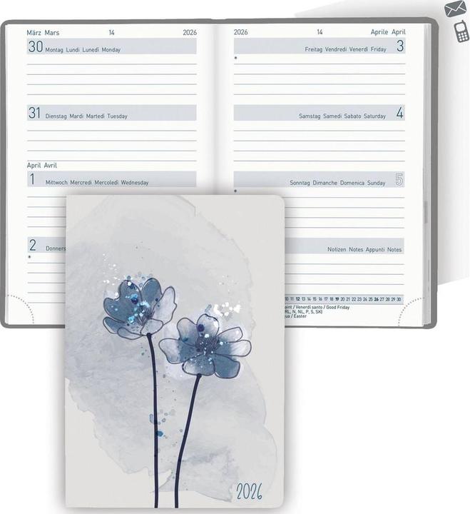 Actual product image Biella Pocket Agenda Medium Format Trend (7,6x11 cm, 1 week / 2 pages)