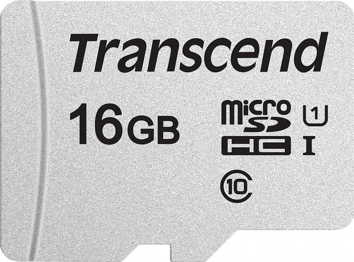 Actual product image Transcend 300S (16 GB, microSDHC, U3, UHS-I)