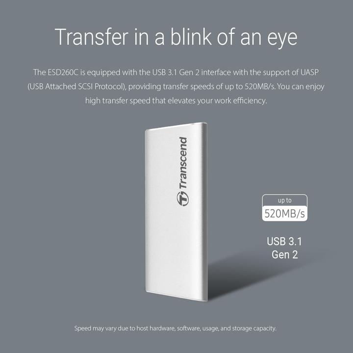 Produktbild Transcend ESD260C (1 TB)