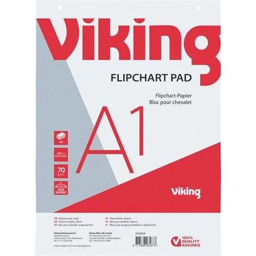 Produktbild Office Depot Flipchart-Papier Weiss 59,4 x 84,1 cm 70 g/m²