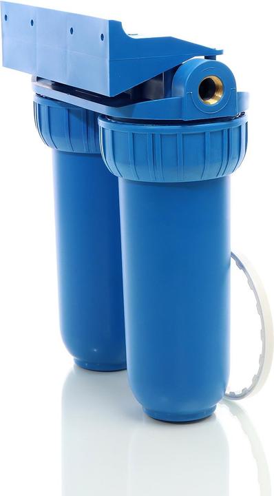 Actual product image Naturewater NW-BR10B2 double filter 1/2 inch (20.67mm) PP cartridge, active carbon block, wrench